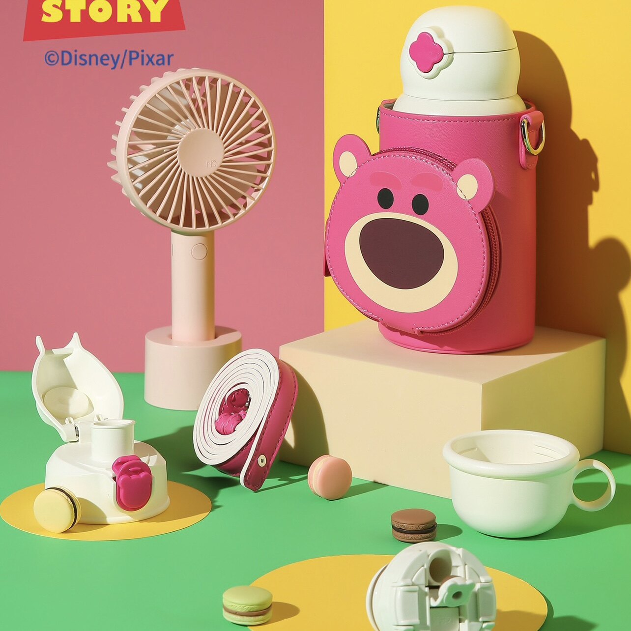 杯具熊迪士尼草莓保温杯儿童水杯幼儿园小学生女生高颜值保温杯