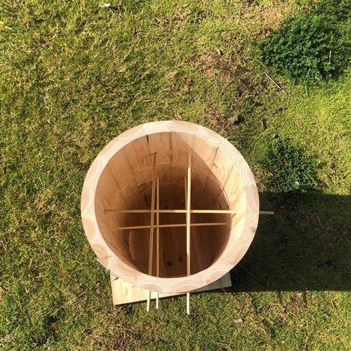 蜂桶原木开洞圆桶中蜂箱五层格子c土养蜂箱圆形加厚招蜂工具圆蜂