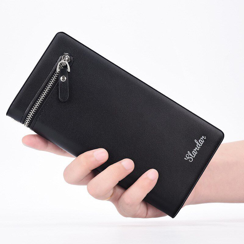 男式2121新款钱包卡包一体男款长款男士轻奢钱夹大容量袋手提皮夹