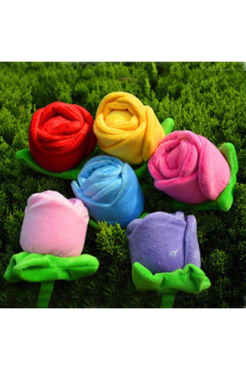 玫瑰玫瑰花花束按摩棒敲背捶花棒卡通玩偶毛绒玩具毛绒布艺类玩具