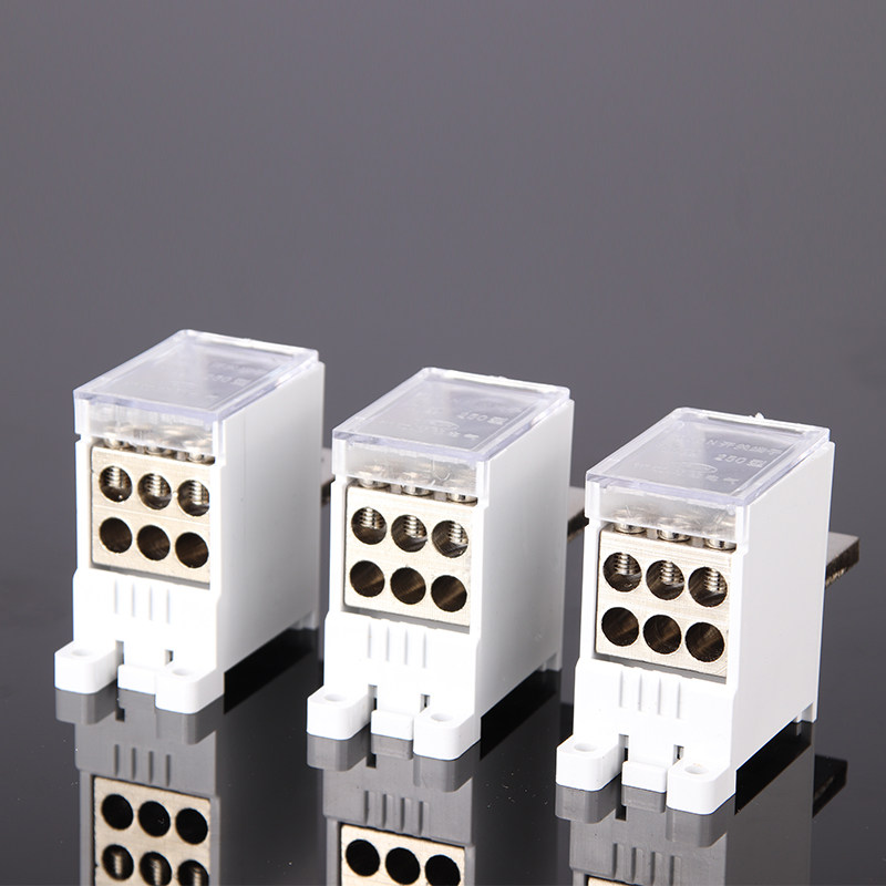 分线端子fj6g250电线6出六出一进开关塑壳电流接线端子