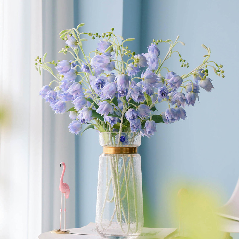 仿真风铃ins铃兰单枝假家居花艺装饰摆件拍照仿真花