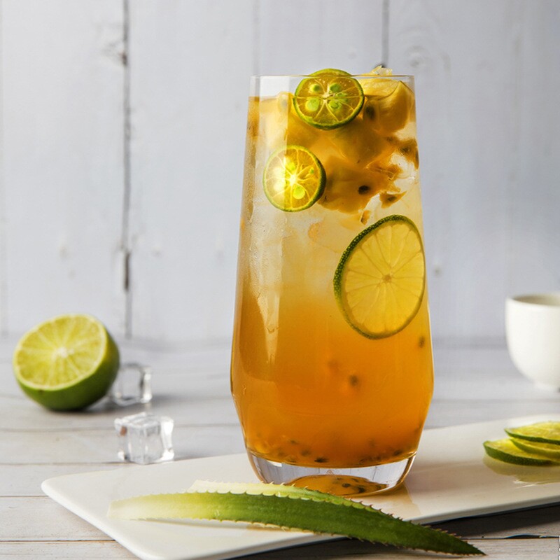 汉谯堂金桔百香果茶蜂蜜冻干柠檬片泡水喝的花果茶网红冷泡水果茶