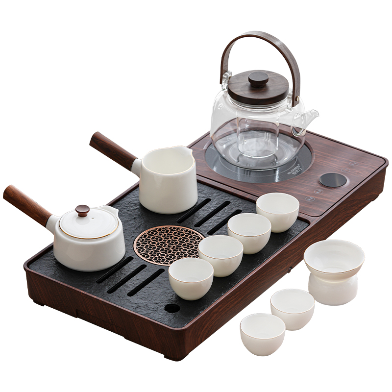 榜盛功夫功夫茶茶具一体套装全自动家用煮茶小茶台整套茶具