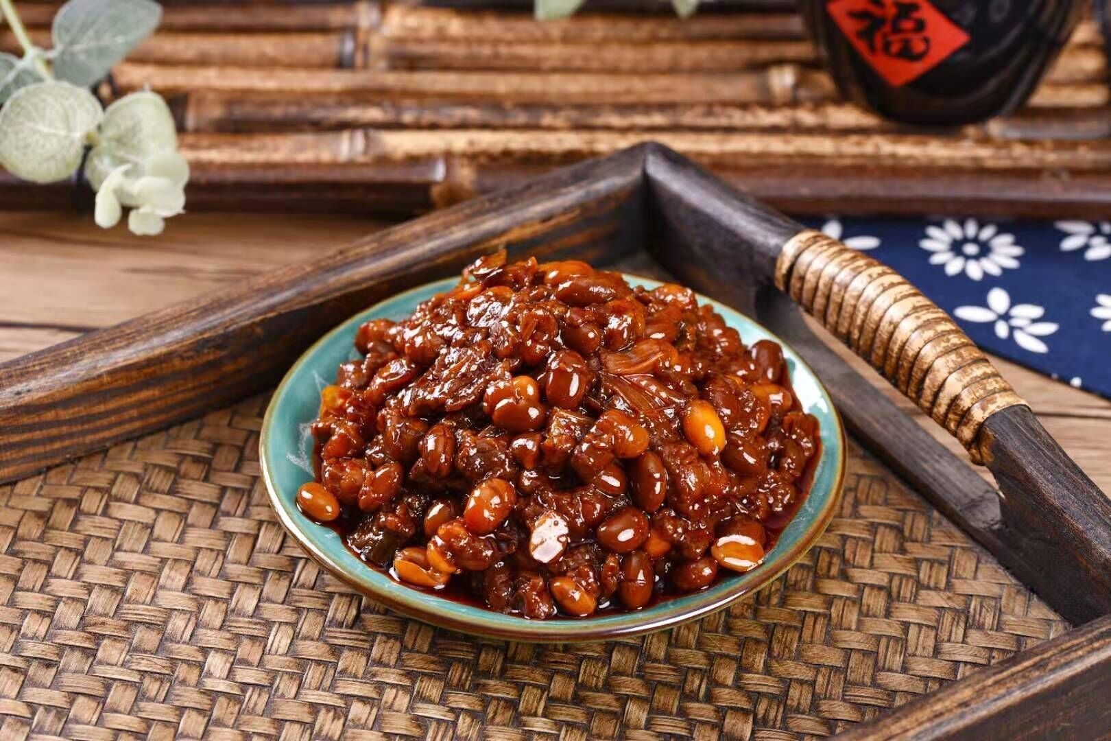 酱豆西瓜河南特产宋州原味香辣辣酱夹馍酱拌豆瓣酱