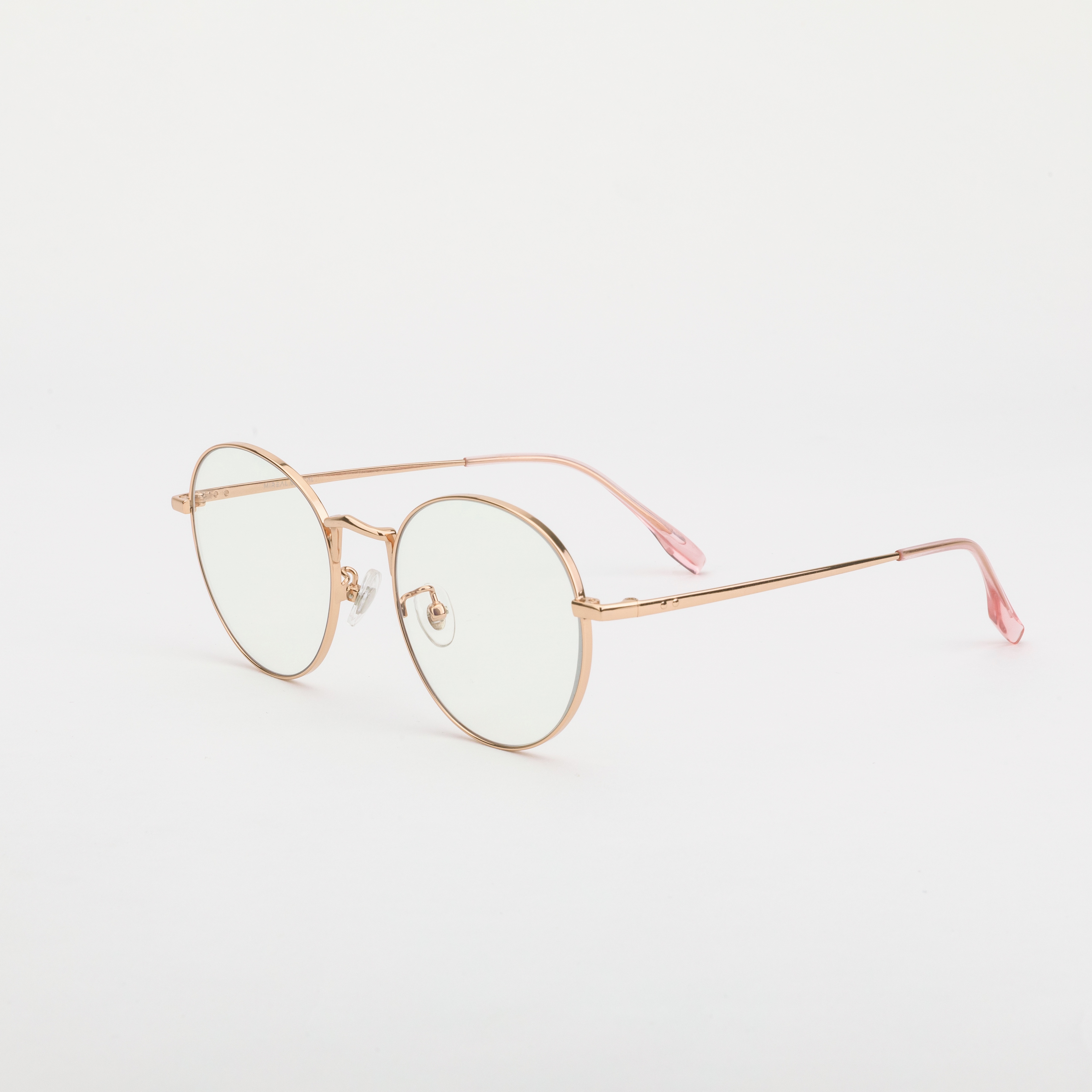 mireal秘芮伦敦款椭圆形框架防蓝光眼镜女素颜百搭方脸长脸显脸小