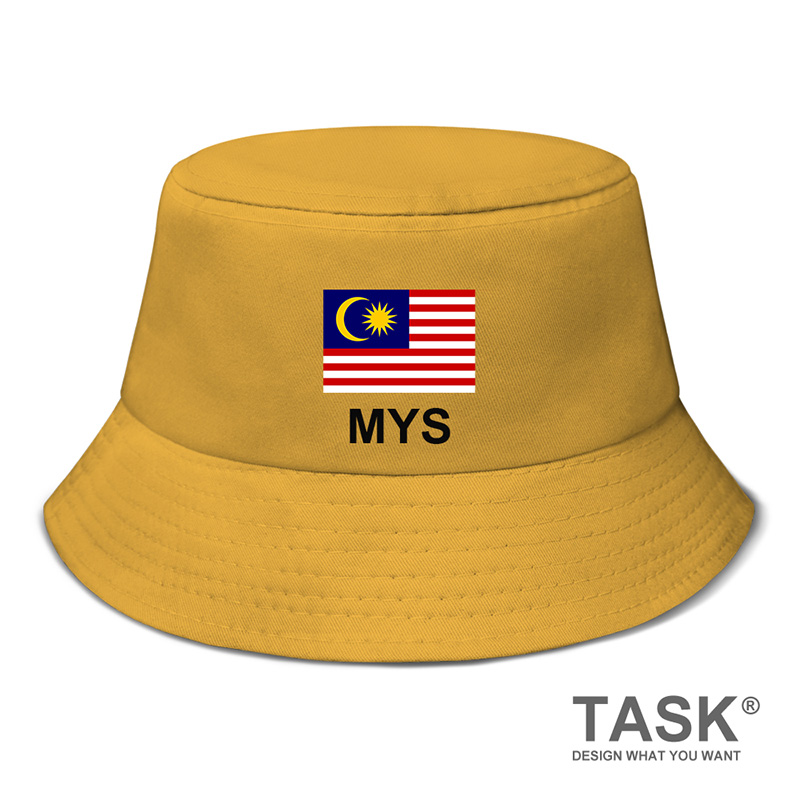 task马来西亚malaysia大马国家渔夫男女防晒休闲帽子帽子