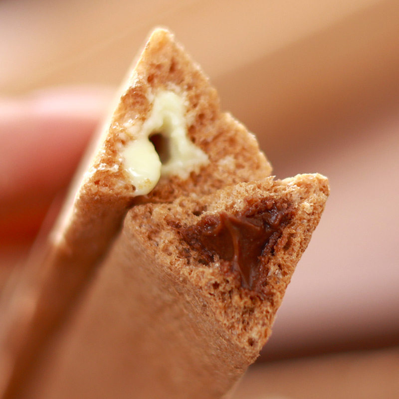 寻脆记岩金字塔巧克力夹心米果玉米棒早餐能量网红膨化食品