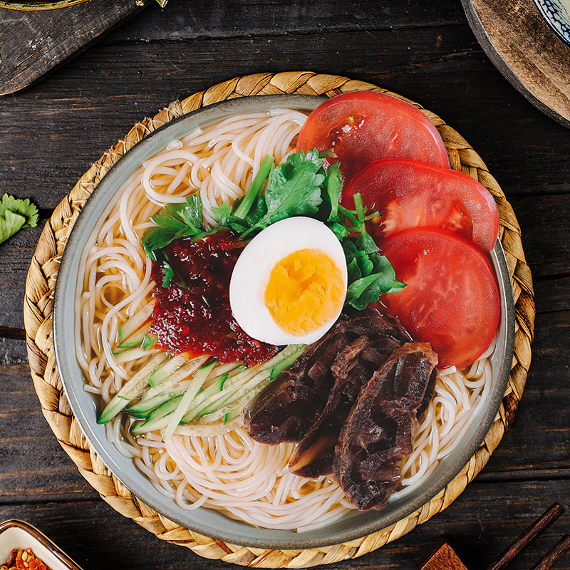 苏区肉酱大冷面小麦韩式速食小吃