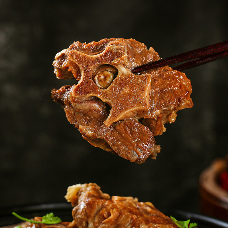 老北京味羊蝎子即食羊蝎子卤味羊肉羊脊骨火锅食材熟食2斤装