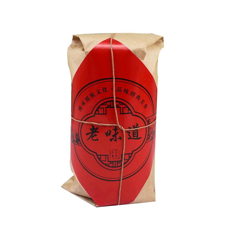 传统原生牛皮纸淋膜防油老式糕点腊肉牛肉干月饼点心包装盒