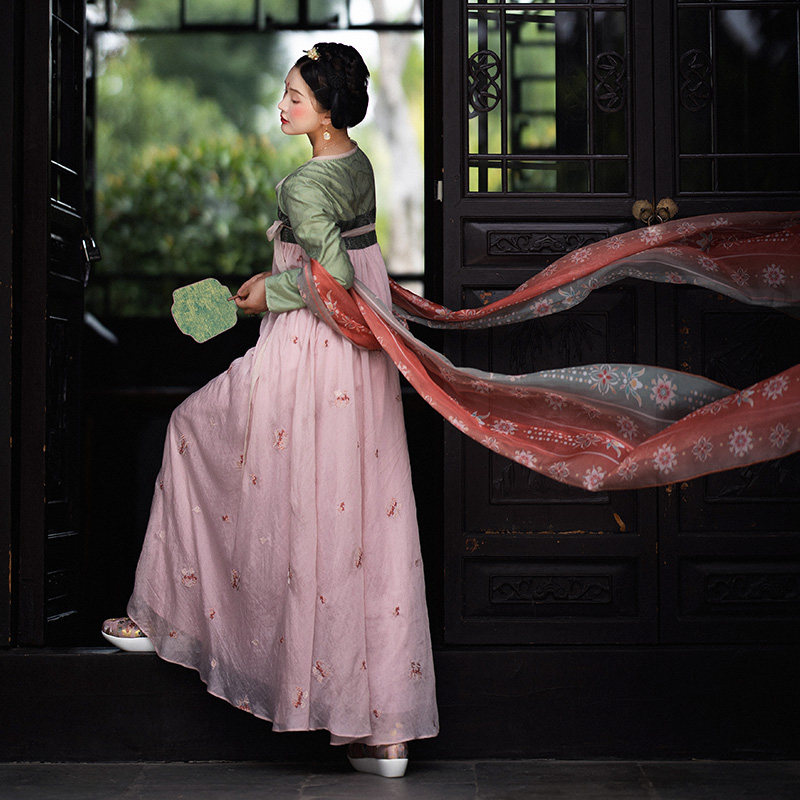 十一玉堂秋装改良汉服女齐胸襦裙汉元素早秋连衣裙汉服