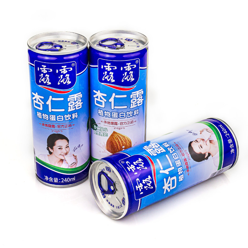 露露杏仁露承德植物蛋白饮料铁罐手提礼盒盒装植物蛋白饮料