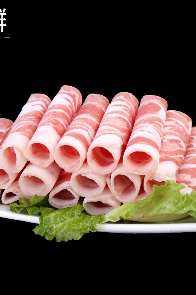 内蒙古火锅散养肥羊200g食材配菜肉片羊肉卷