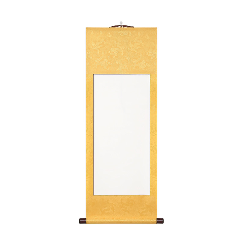 卷轴宣纸装裱空白半生作品字画创作横幅挂画宣纸