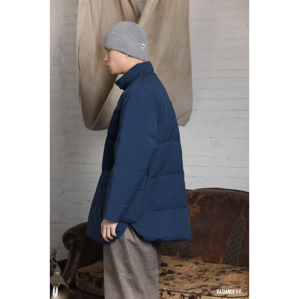 porterclassic秋冬新品机能羽绒服衬衫夹克radiance-blue羽绒服