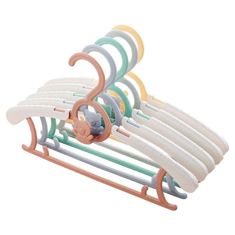 zarahome简约素色木制婴儿衣架小号晾衣架3件套塑料衣架