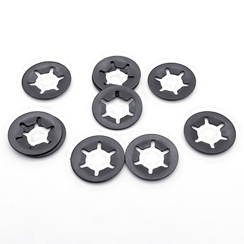 轴承锰钢弹簧卡圈密型夹挡圈轴用梅花卡簧垫圈挡圈