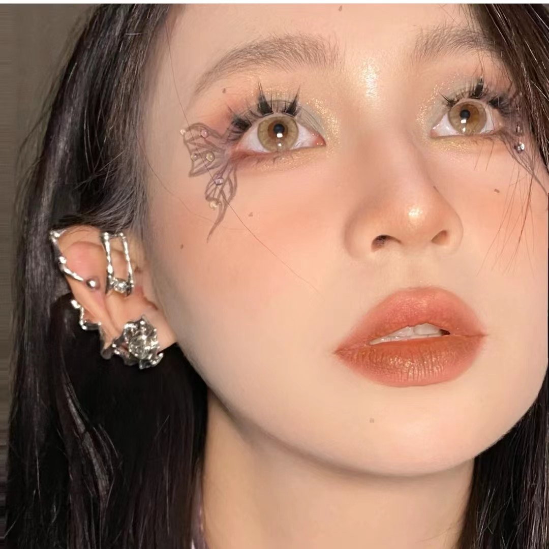 美妆印章diy蝴蝶眼影创意眼妆眼线超火透明成品印章