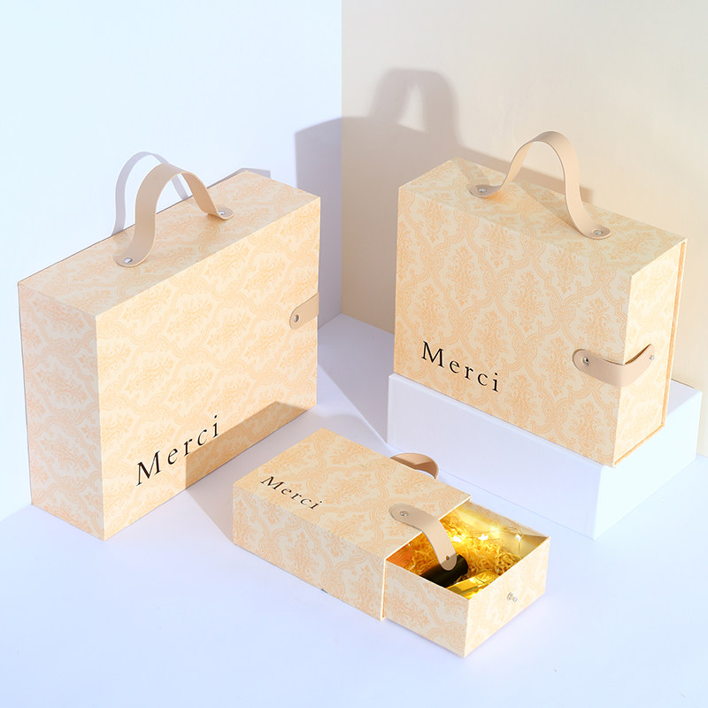 生日礼盒空盒ins礼物盒子大号手提口红仪式糖盒