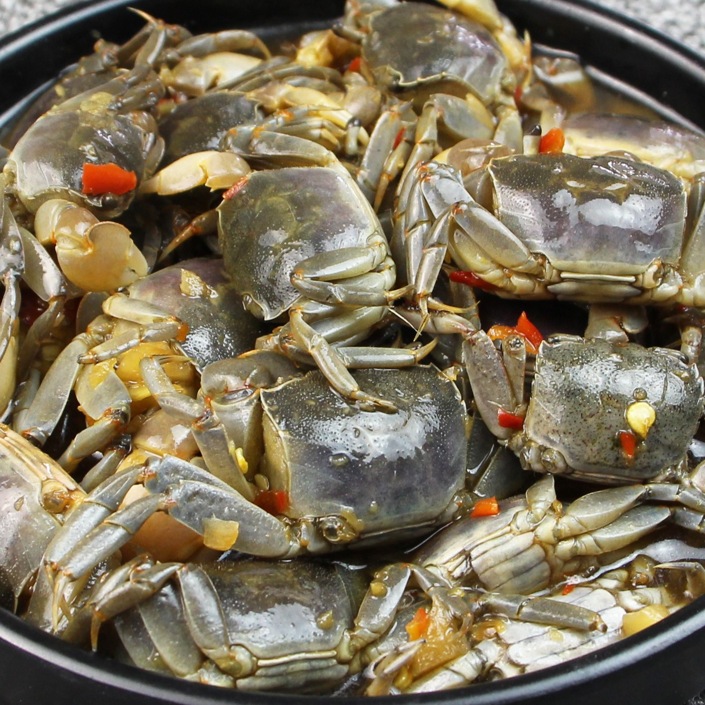 泰式生腌潮汕韩式宁波即食罐装麻辣小螃蟹零食蟹类制品