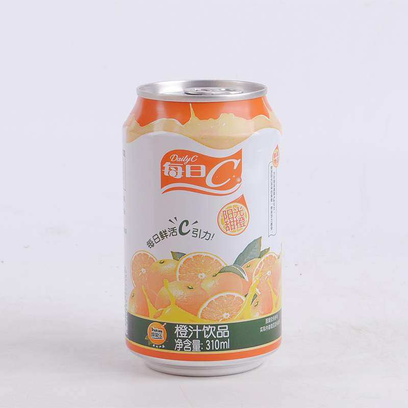 康师傅每日鲜果阳光甜橙橙汁果汁饮料310ml24整箱多省果味