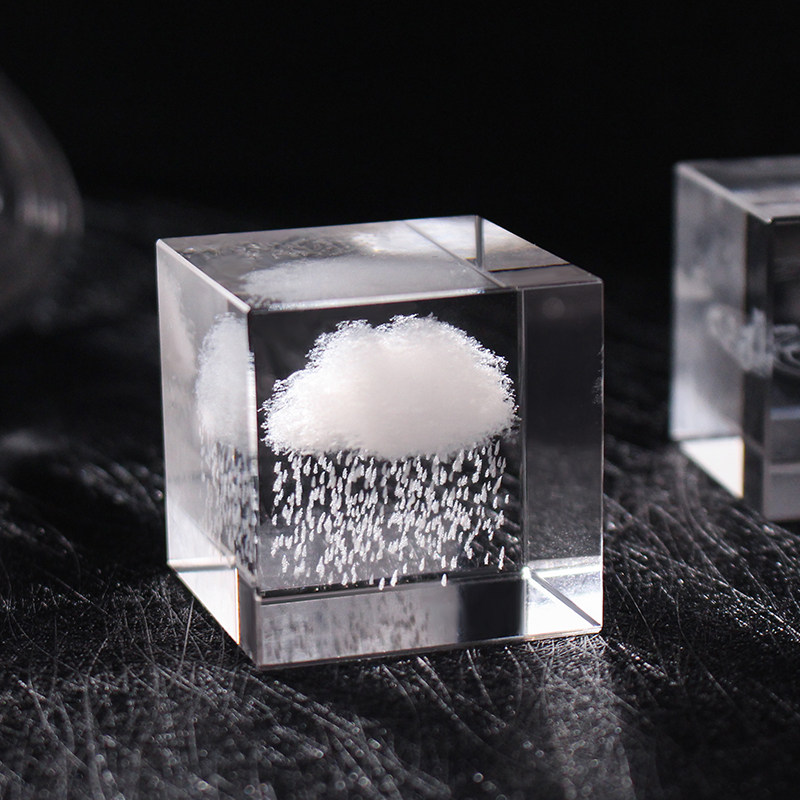 无聊治愈创意摆件桌面水晶聊了ta爱心小爱摆件