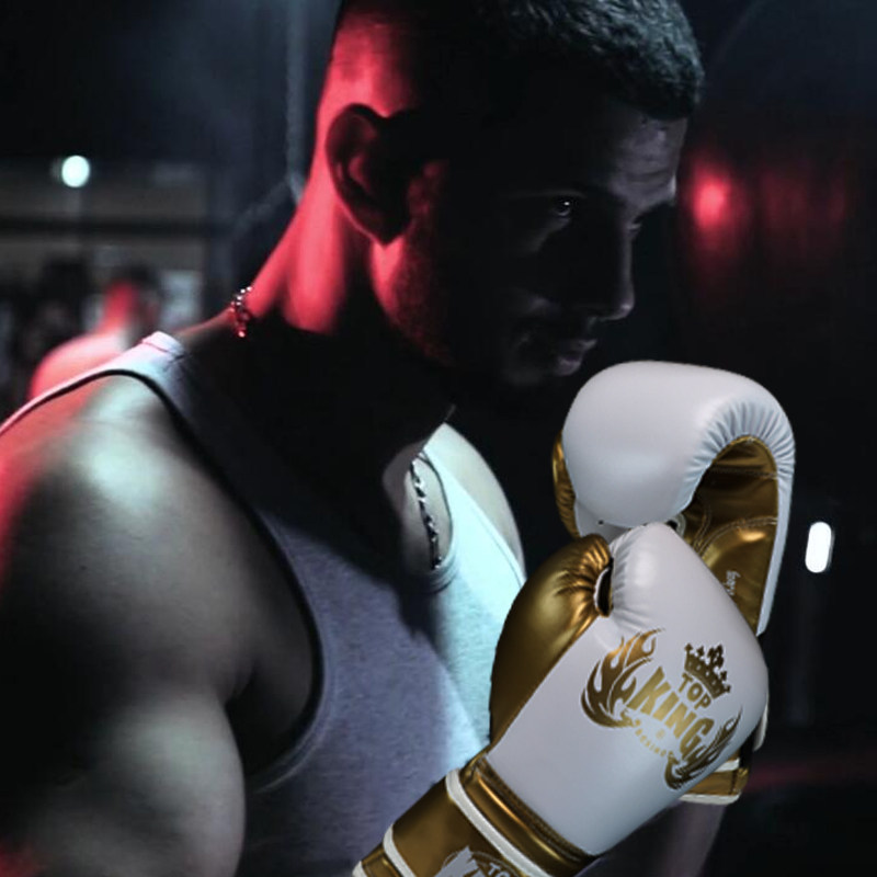 topking拳击手套散打拳套男女训练沙袋泰拳格斗搏击成人拳套