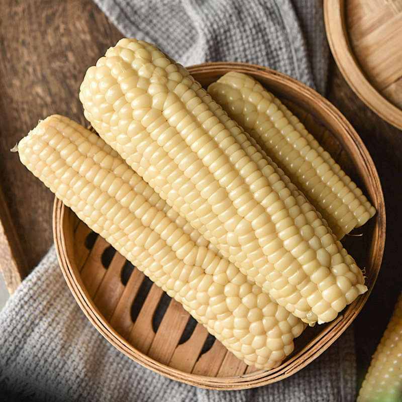 东北甜糯玉米棒新鲜现摘黏粘白玉米非转基因真空代餐粗粮10根