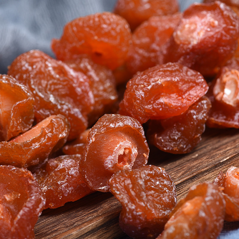 半梅400g果干酸甜梅子李子干红红梅不含蜜饯梅类制品