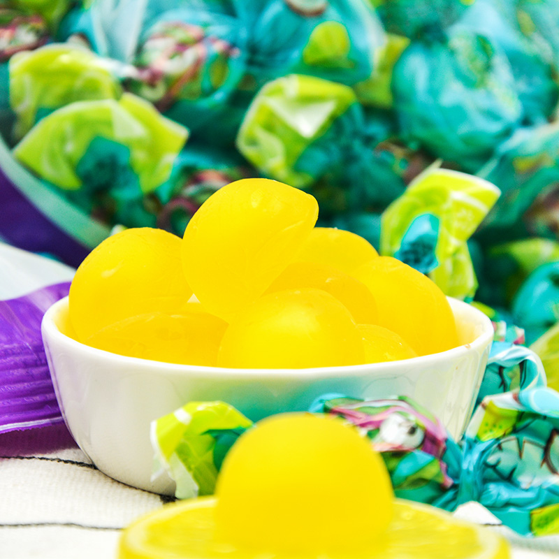 俄罗斯国家进口糖果康吉konti青柠椰子夹心软糖传统糖果