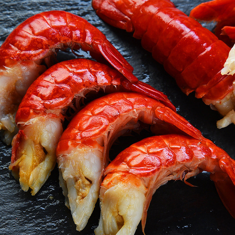 大特号龙虾尾大虾冷冻麻辣小龙虾尾鲜活冷冻虾尾顺丰包邮 9斤