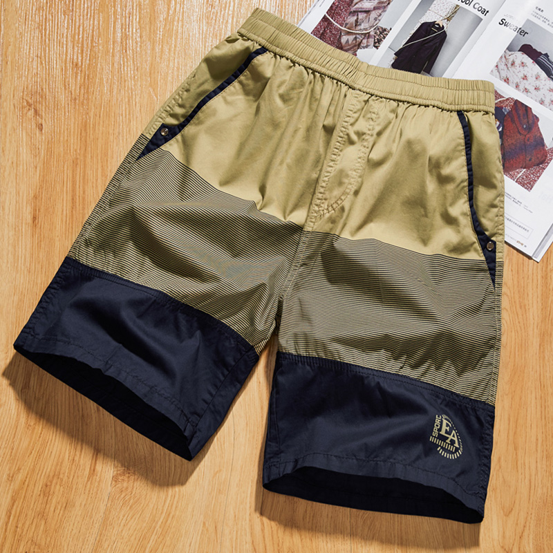 男大裤衩子纯棉外穿夏天沙滩裤男士大短裤宽松休闲居家潮5五分裤