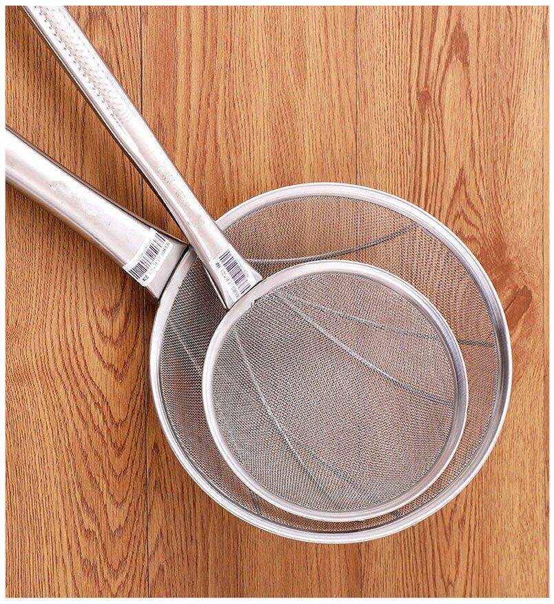 油炸捞勺家用笊篱大号不锈钢厨房细网漏网商用漏勺