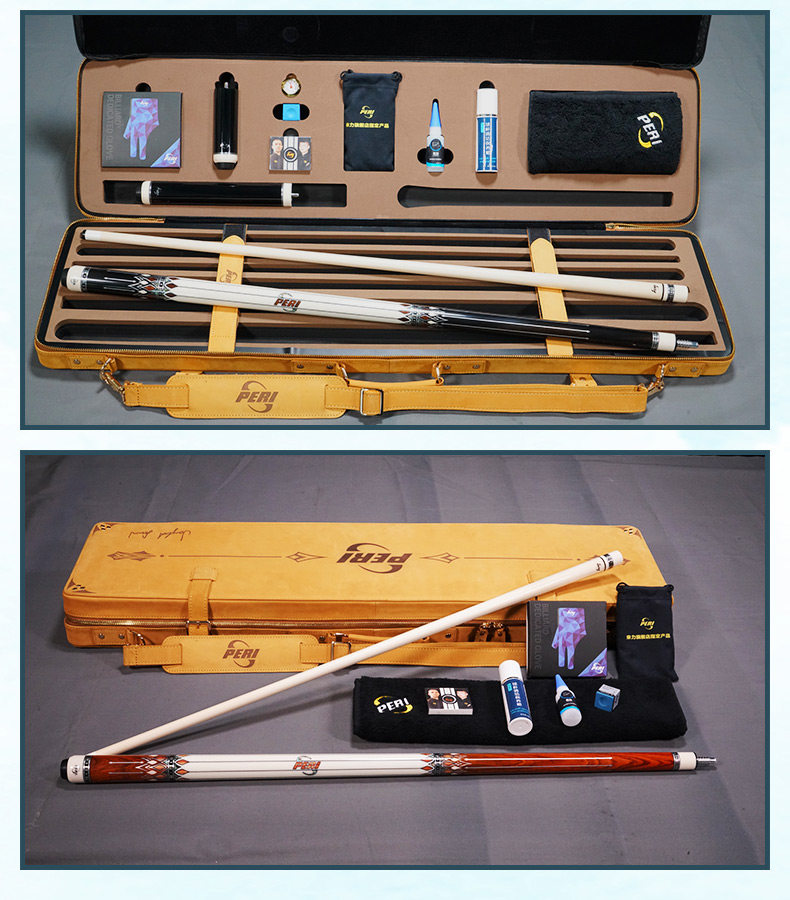 球杆新品职业大头美式中美台球皮尔力二代无极台球杆