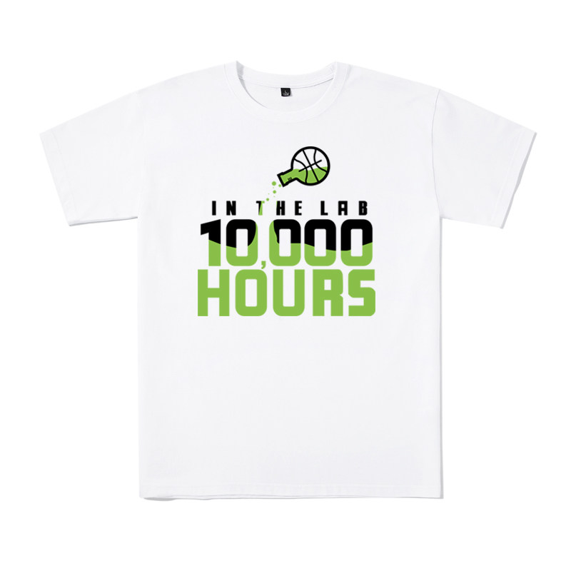 inthelab德文威廉姆斯男女纯棉10000小时篮球训练t恤
