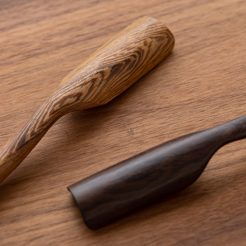 茶勺实木茶铲茶匙竹取长柄竹茶勺小茶勺竹制茶具茶匙