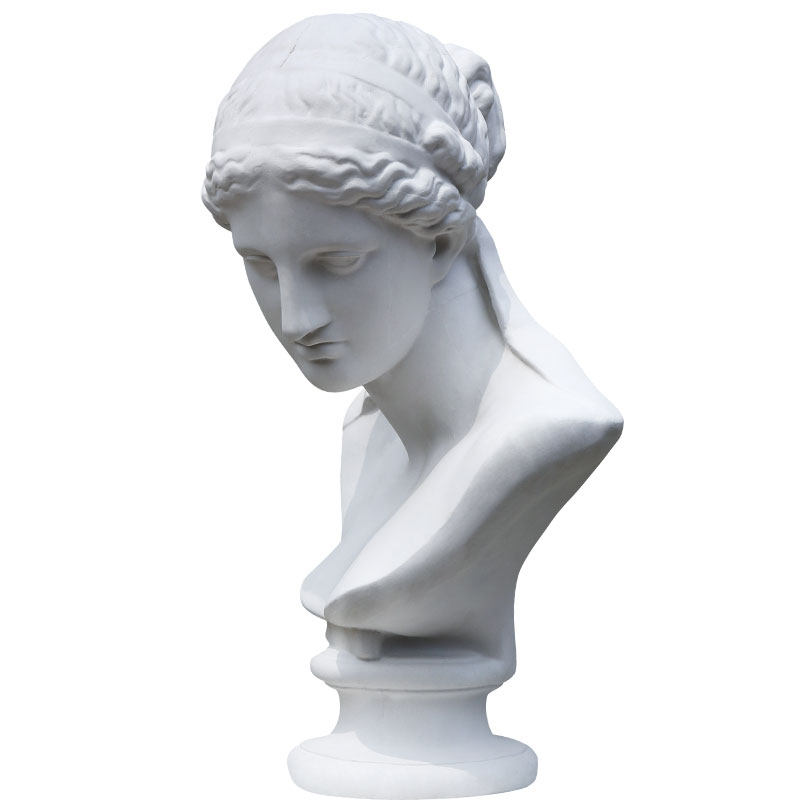 左绘石膏像美院硬模石膏像阿勒的维纳斯胸像石膏胸像高63cm素描写生用