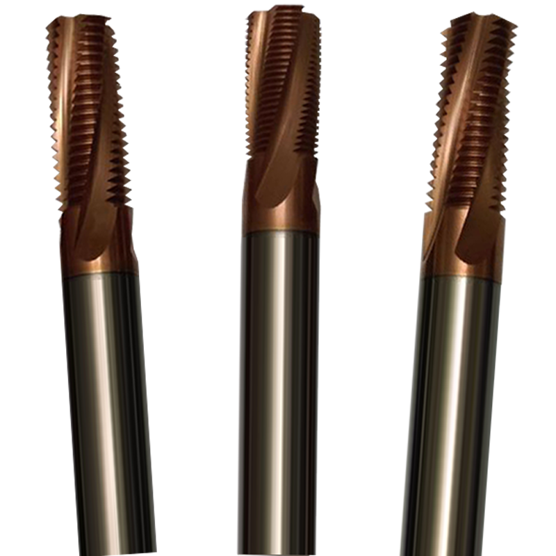 aatool合金铣刀涂层unf美制螺纹牙刀钢用钨钢圆柱铣刀