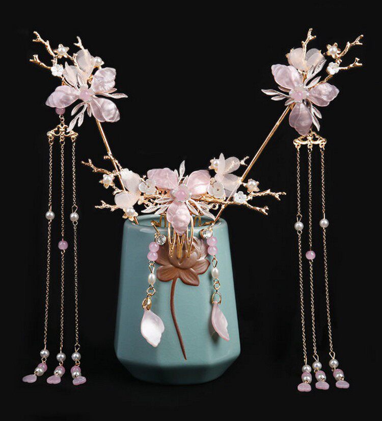 古装汉服头饰套装古风发簪发饰表演配饰少女汉服