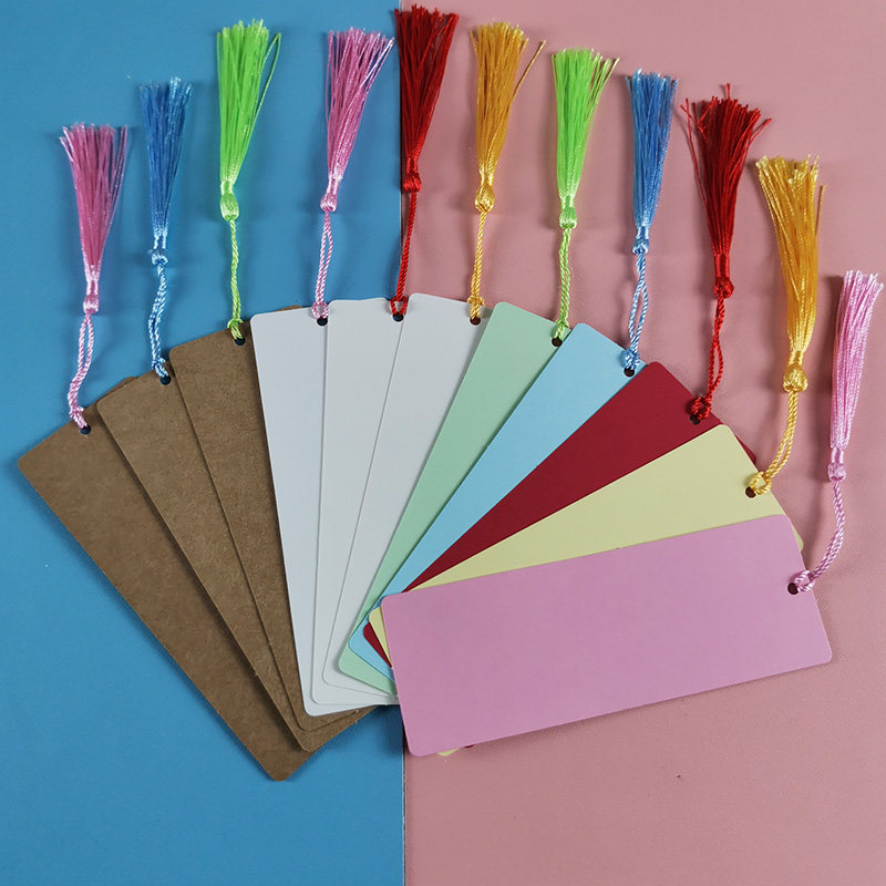 创意穗子礼物精美小学生简约卡片硬卡彩绘书法书签