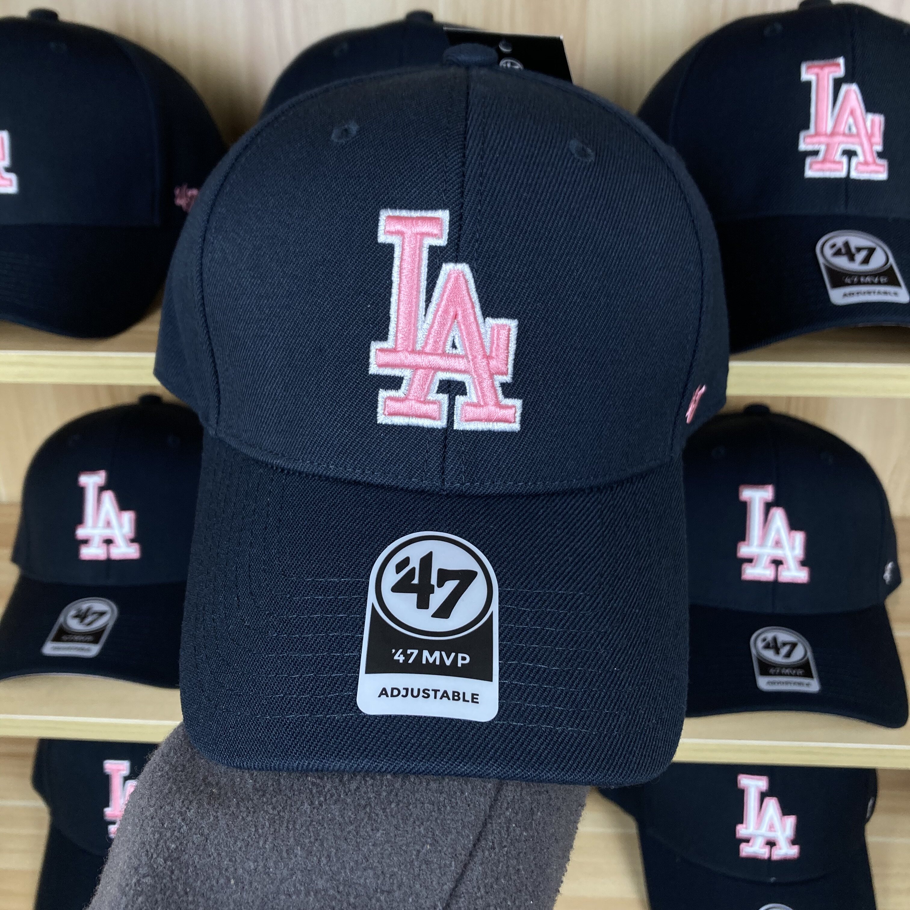 la鸭舌帽道奇队男女同硬顶棒球帽正品弯檐学生帽子