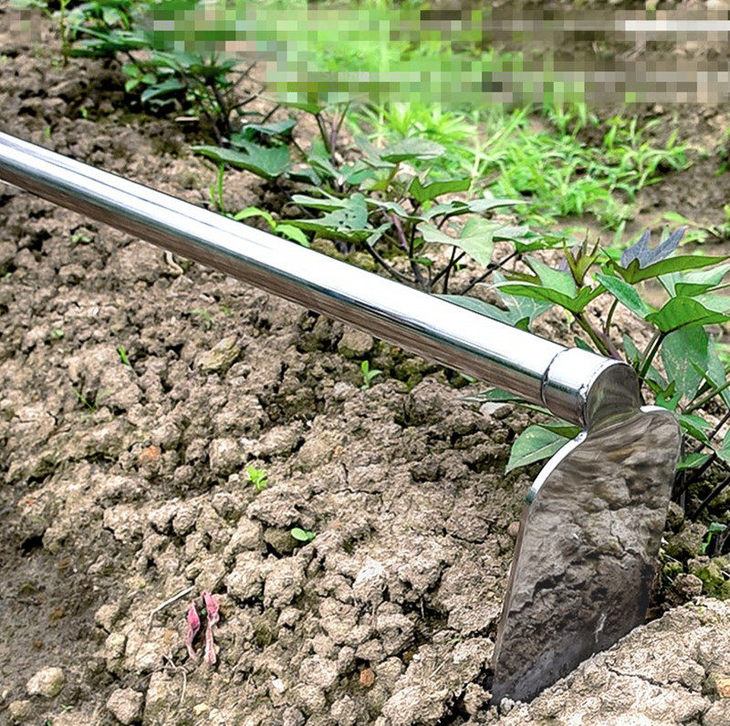 锄头2021小锄户外长柄月牙带柄除草开坑农用锄头