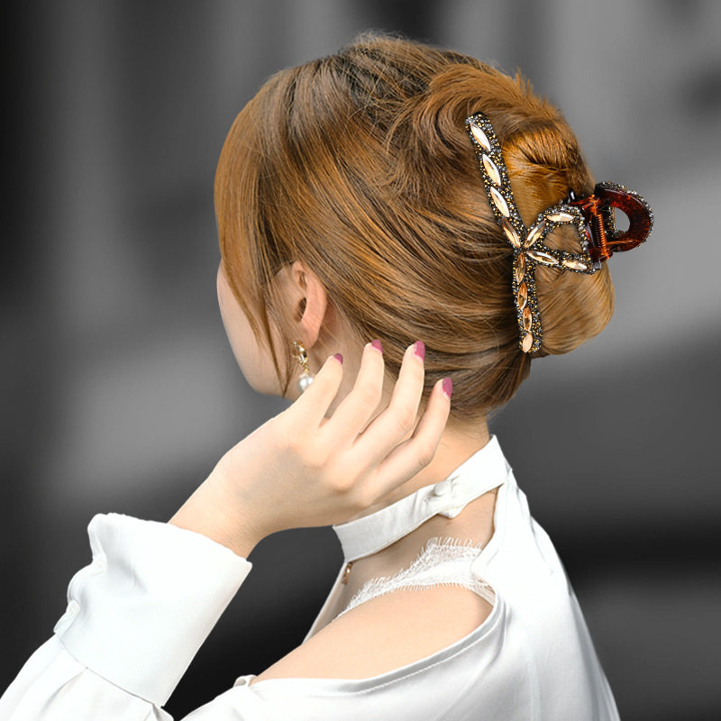 发夹大号后脑勺头发夹子气质抓夹女夏季鲨鱼夹头发饰