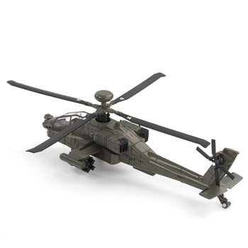 Apache ປະກອບອາວຸດ helicopter ໂລຫະປະສົມແບບຈໍາລອງເຄື່ອງປະດັບຂອງທະຫານ combat aircraft model ການບິນ simulation ຂອງຫຼິ້ນເດັກນ້ອຍທີ່ແທ້ຈິງ