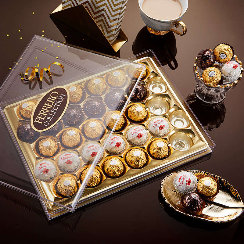 费列罗巧克力臻品三色32粒礼盒散装婚庆喜糖情人节夹心巧克力