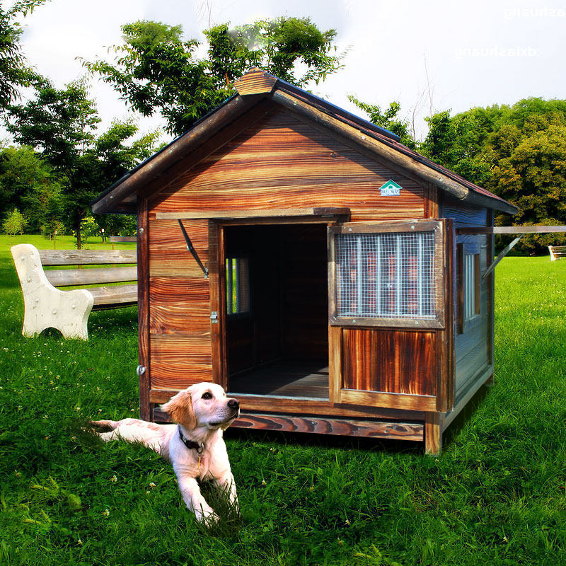 四季大型木质室外房子防雨中型通用狗窝宠物狗狗窝