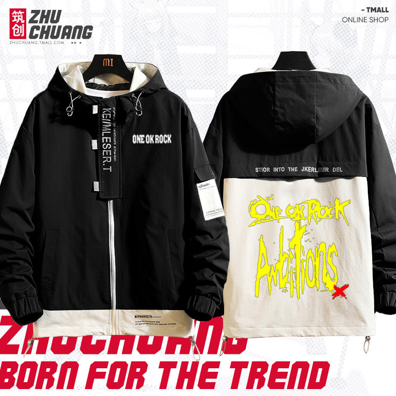 日本摇滚乐队oneokrock周边百搭休闲夹克男女夹克