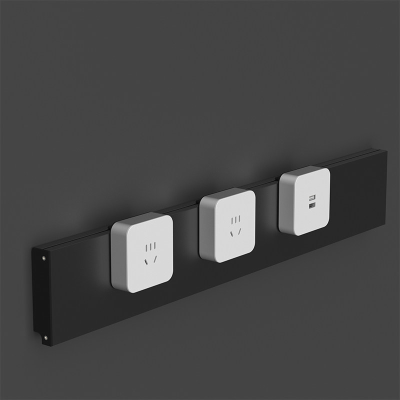 艾宝宝沃xpower可移动电力轨道插座厨房专用嵌入式接线板