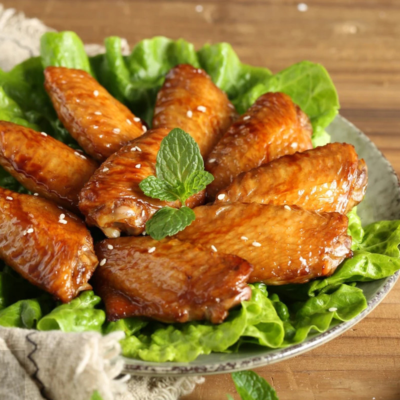 鸡中翅调腌制半成品整箱10包圣农奥尔良新鲜冷冻生鸡翅